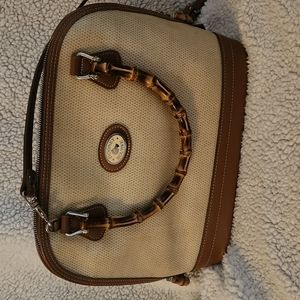 Rare Dooney and Bourke Satchel with Bamboo Handles